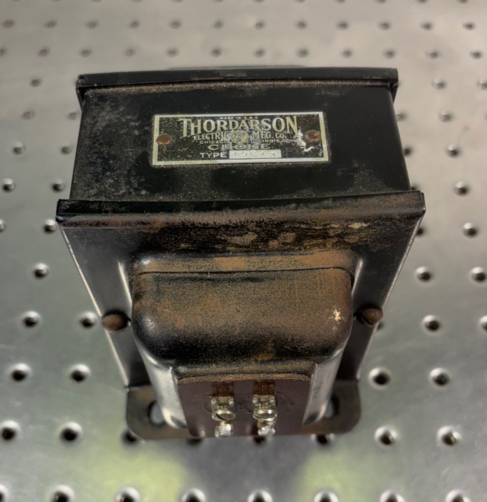 Thordarson Choke Electric Mfg Type 19C43 | 15 Henry Inductor