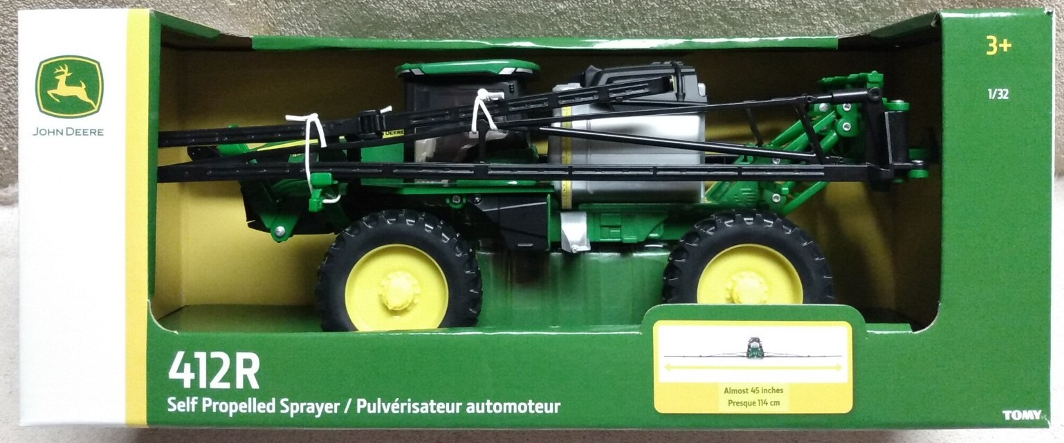 TOMY Ertl ~ John Deere 412R Self Propelled Sprayer ~ 1/32 Scale ~  LP81015  NIB