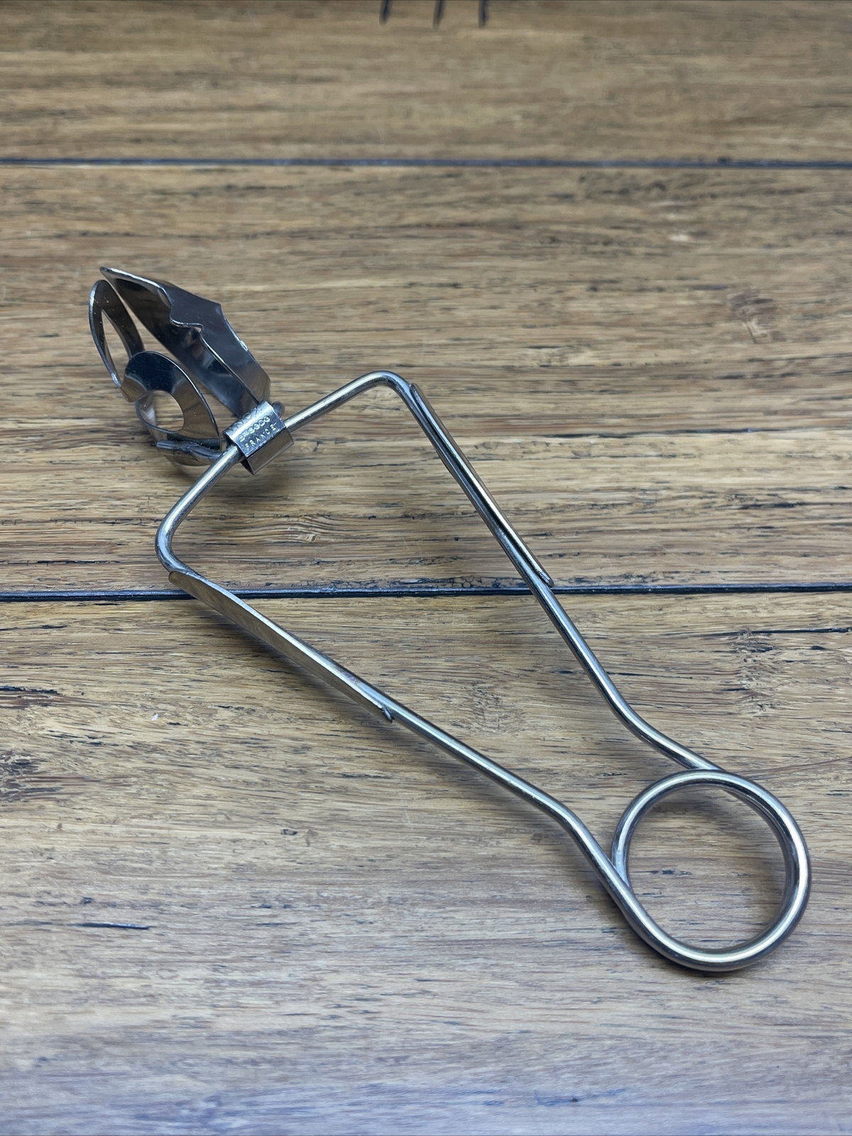 Vintage Inox France Tongs 6” Ice Tongs Serving Tongs JD