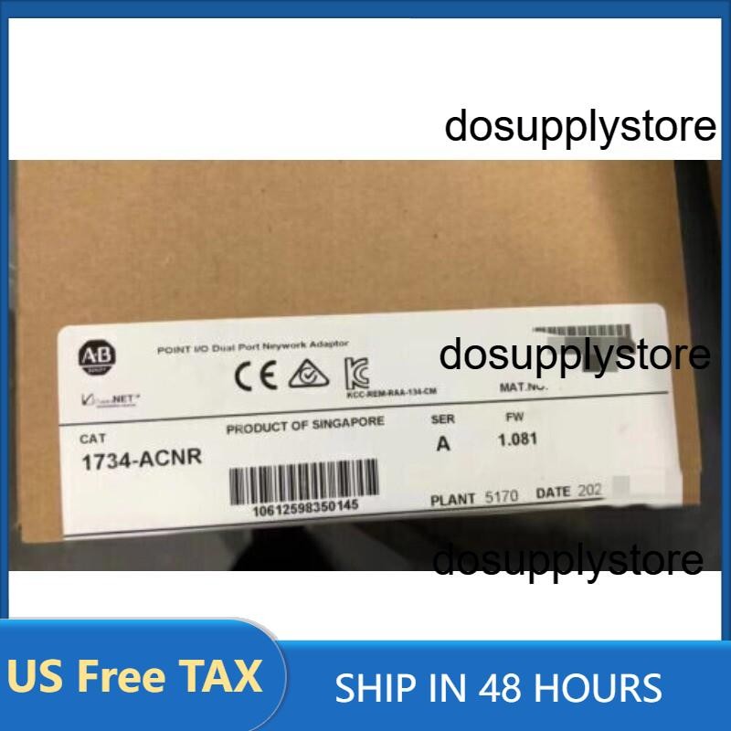 AB 1734-ACNR New Sealed Point I/O ControlNet Network Adapter US Free Tax