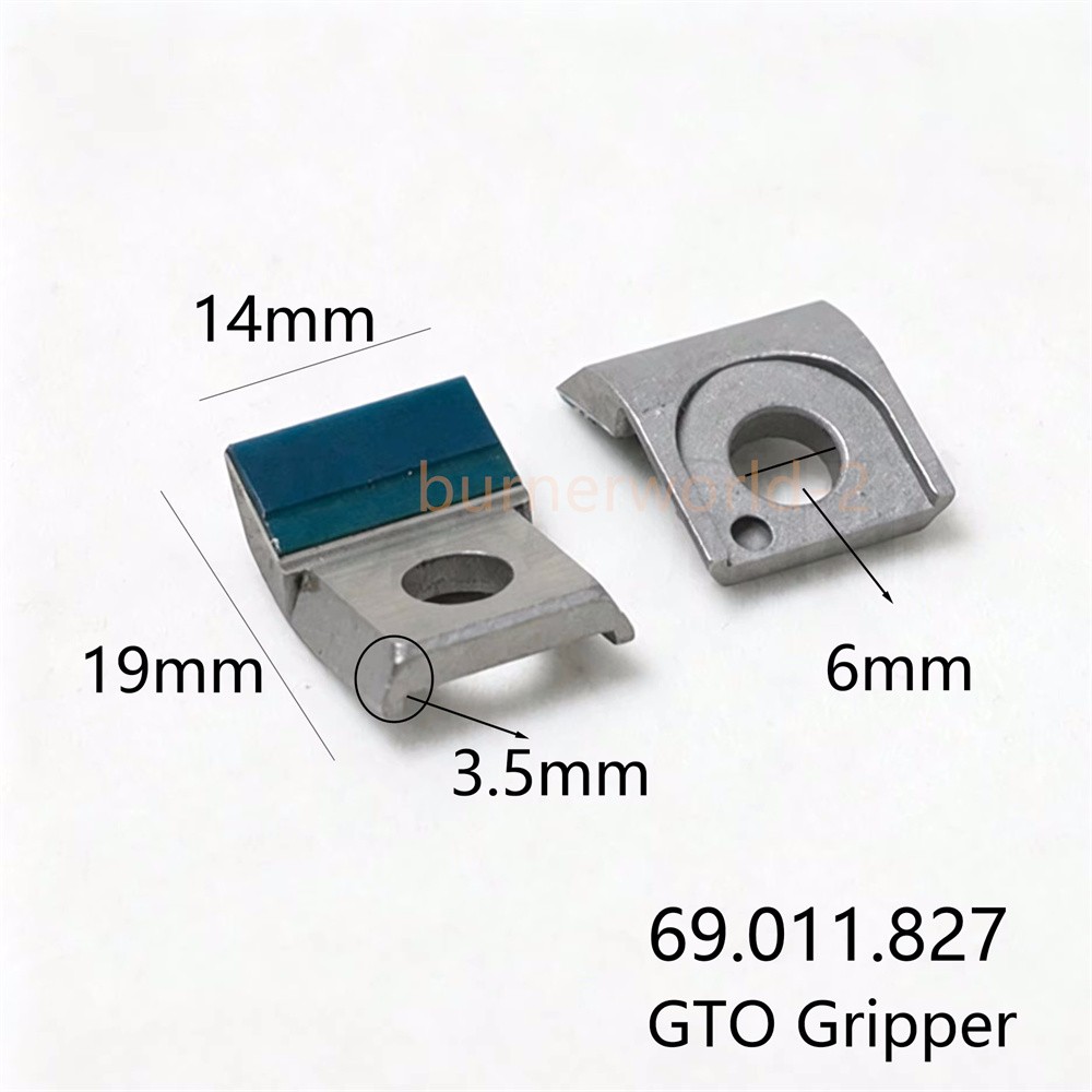 10pc/lot 69.011.827 Gripper For Heidelberg GTO46 GTO52 Printing Machine Parts