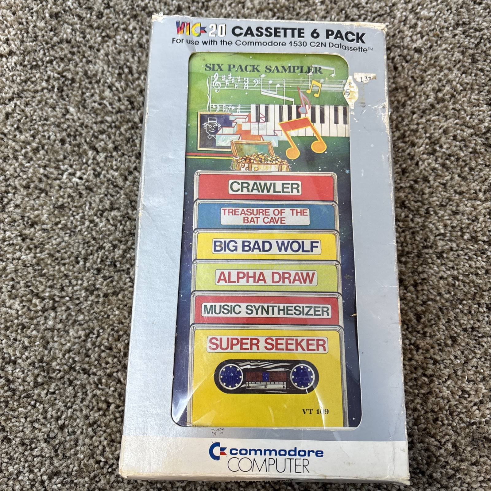 Commodore VIC-20 Cassette 6 Pack 1982