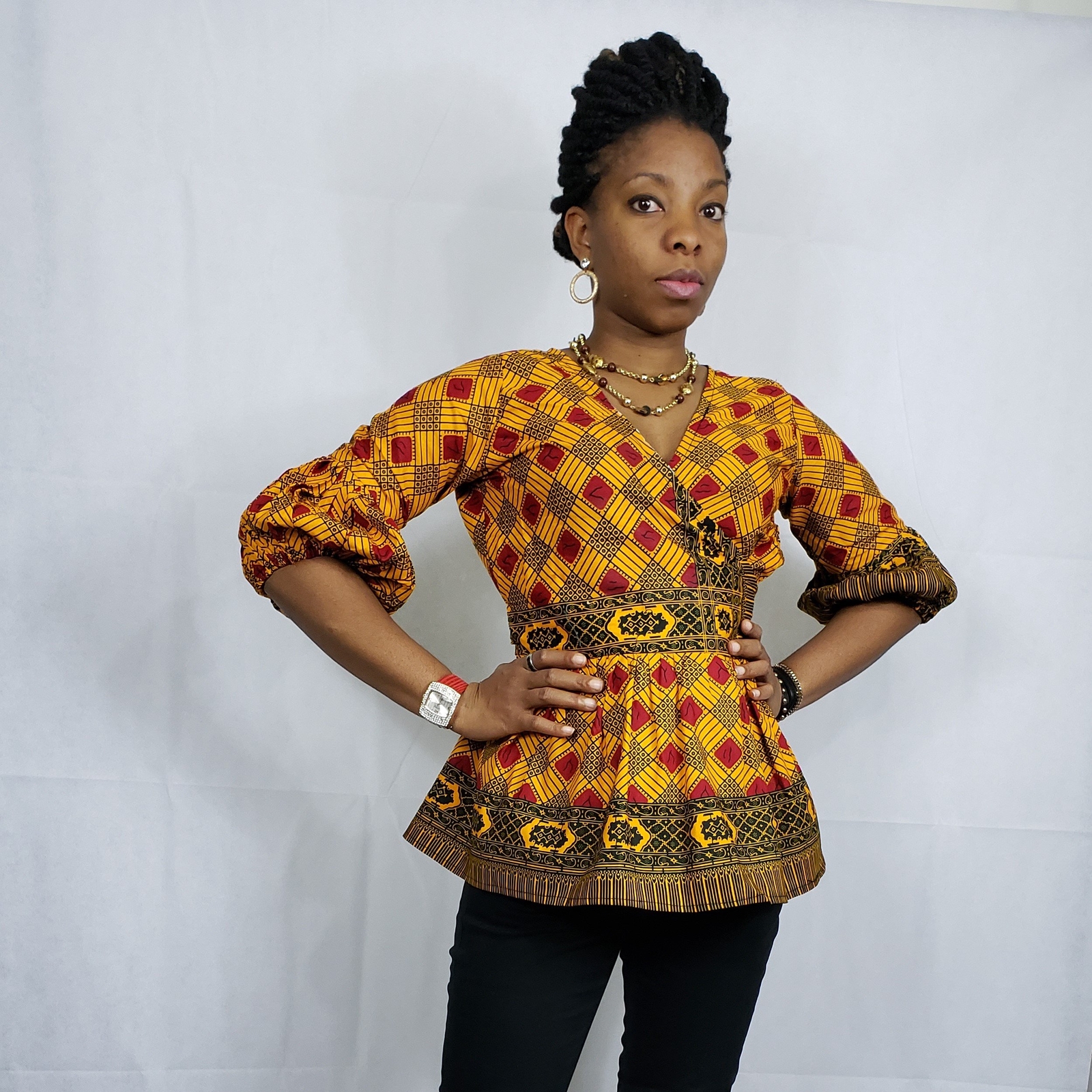 Ankara Blouse: Amaka