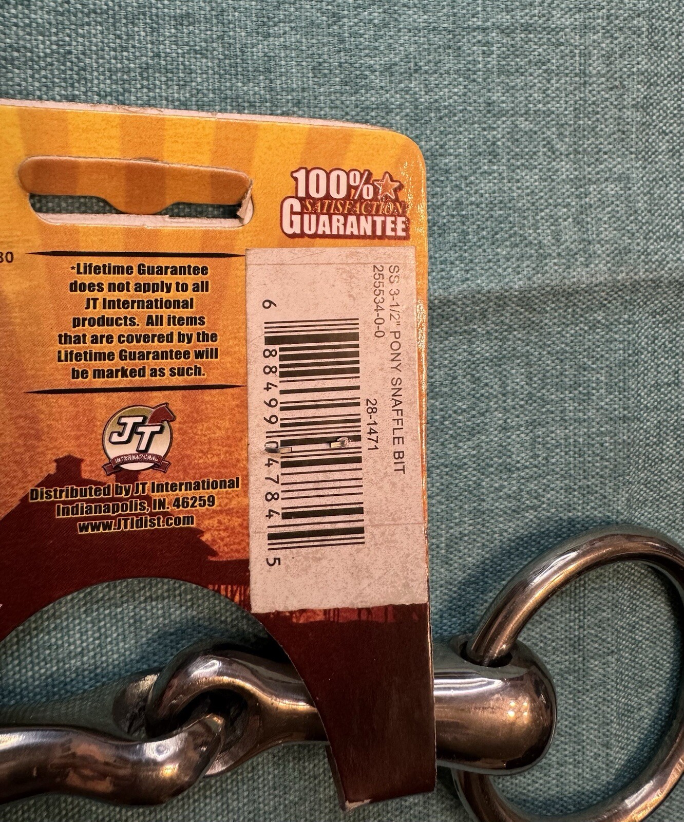 New 3 1/2” Mini/Pony Tough 1 Loose Ring Snaffle
