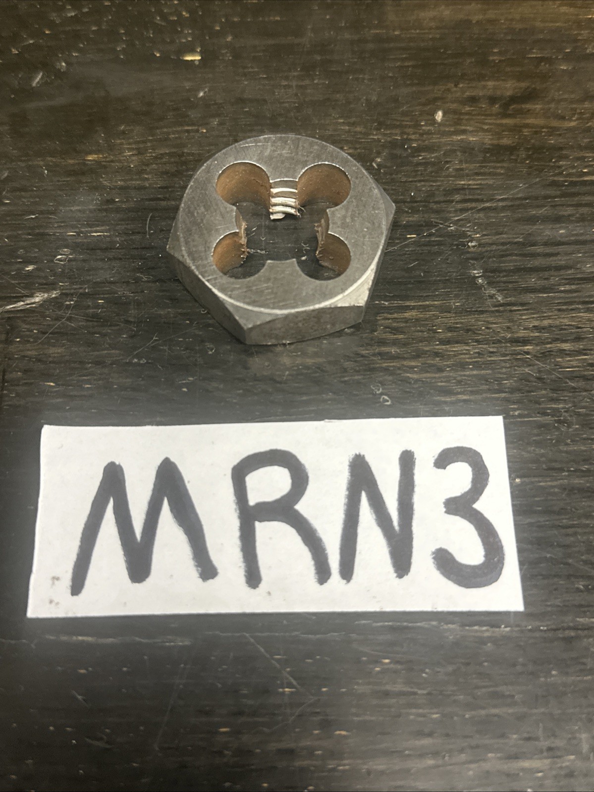 Mac Tool 5/8"-11 NC Hand Threading Die - Made in the USA **chipped** On Back