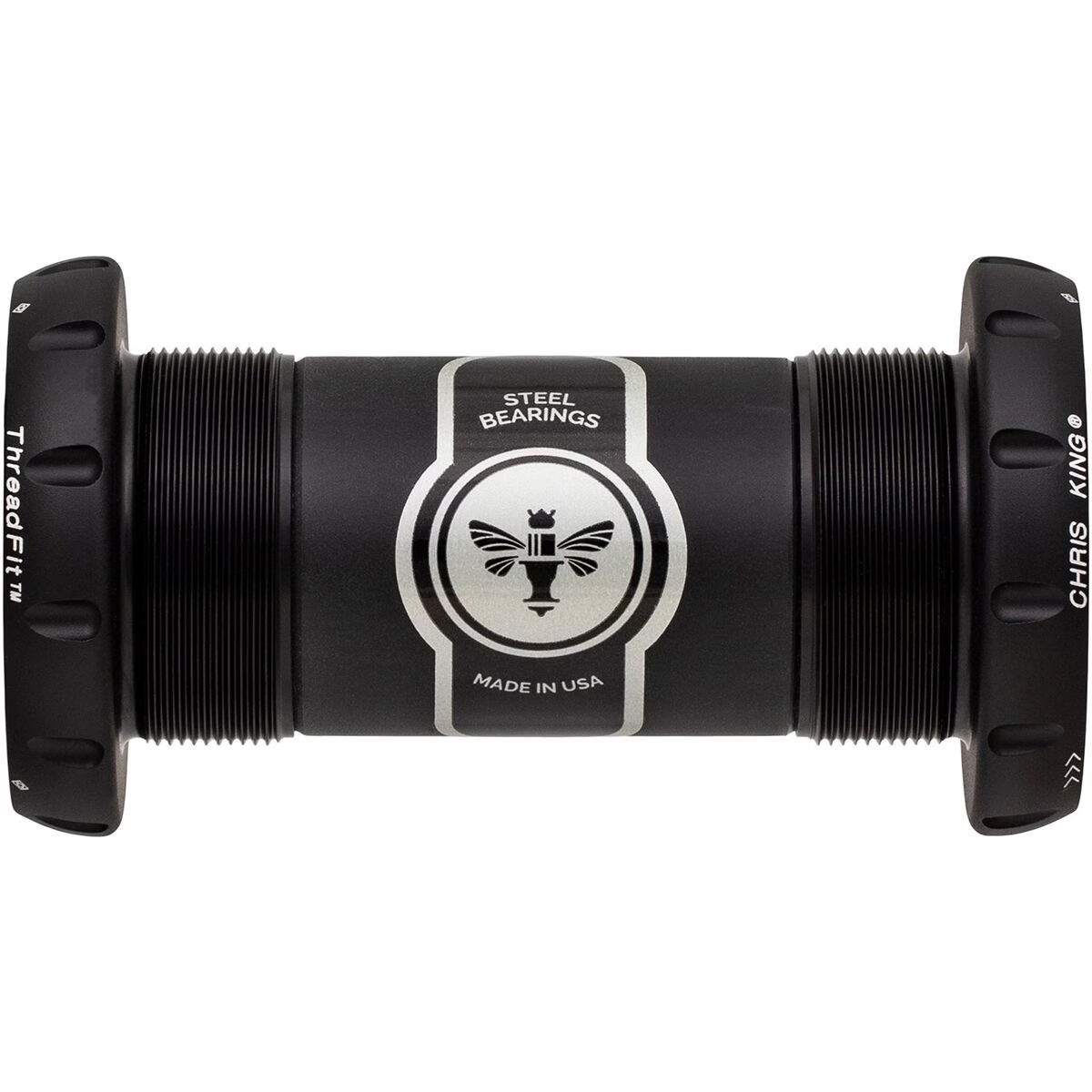Chris King Threadfit Bottom Bracket - AAB1 English Black