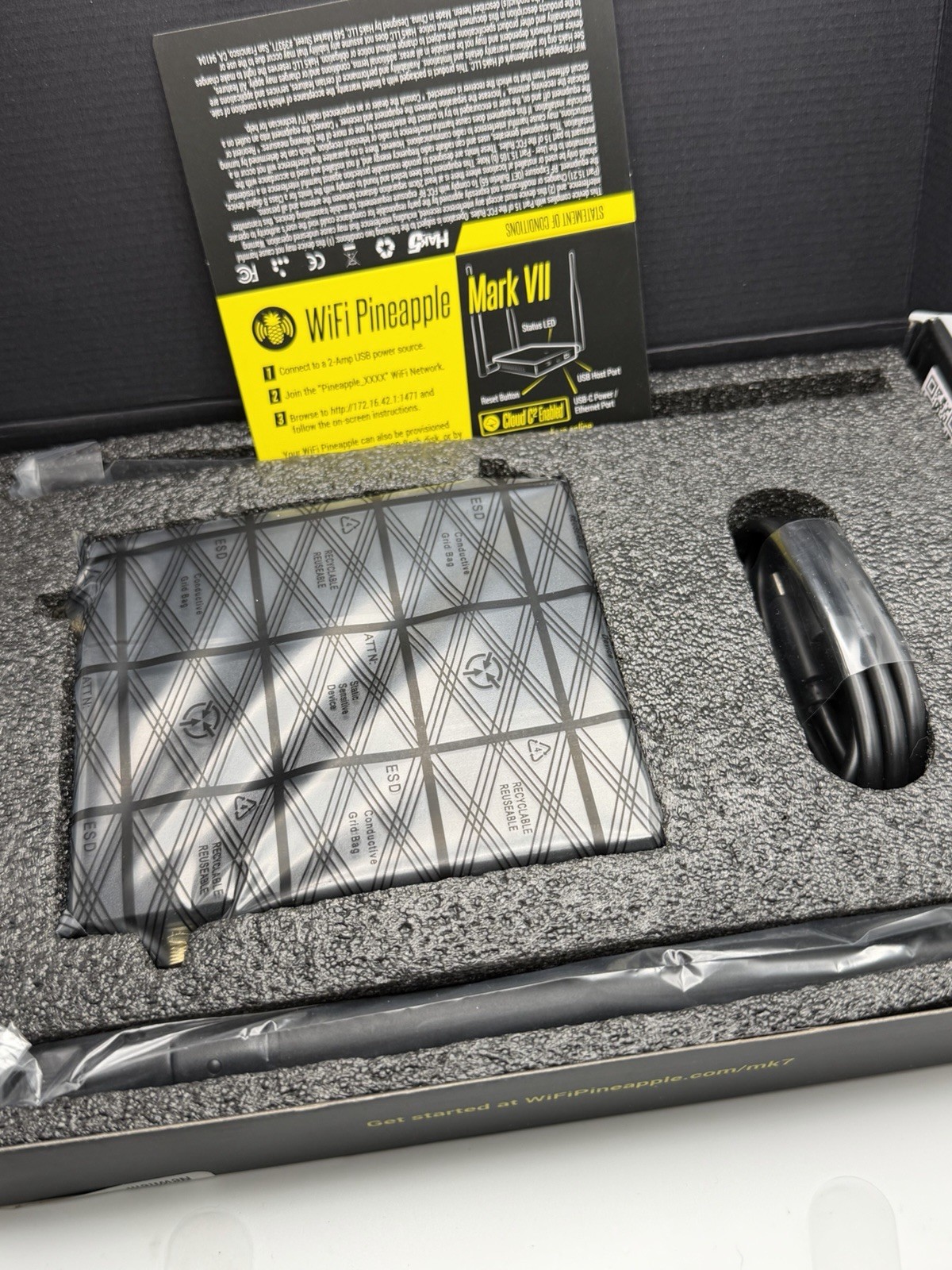 Hak5 Pineapple Mark VII tetra wifi Computer Science Pentesting Tool