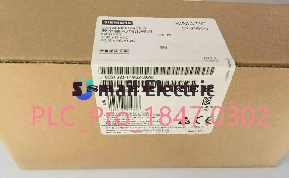 6ES7223-1PM22-0XA8 1PCS Brand New Siemens 6ES7 223-1PM22-0XA8 Fast shipment