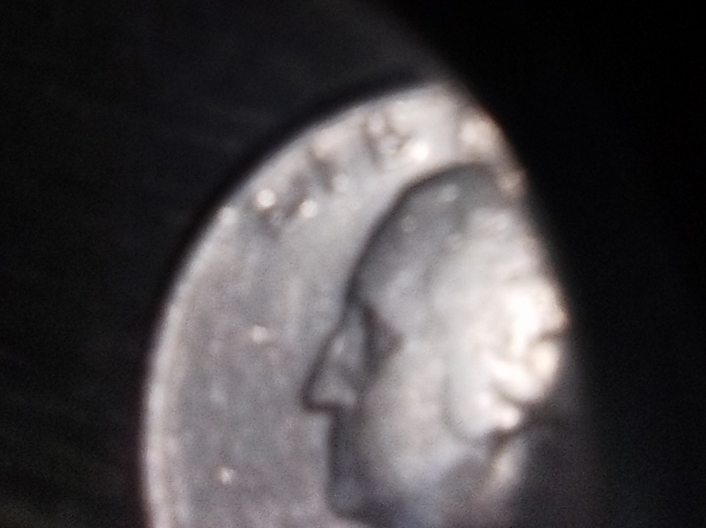 1967 Quarter Ring Around Inside Rim, Strike Errors, Off Center