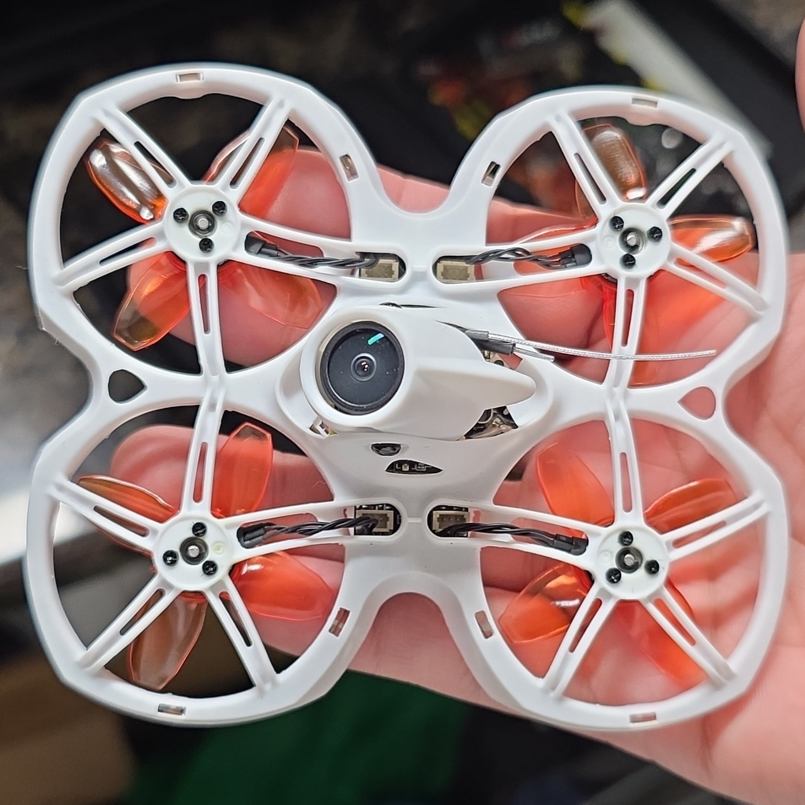 Emax Tinyhawk II FPV Quadcopter Drone with Camera White Orange