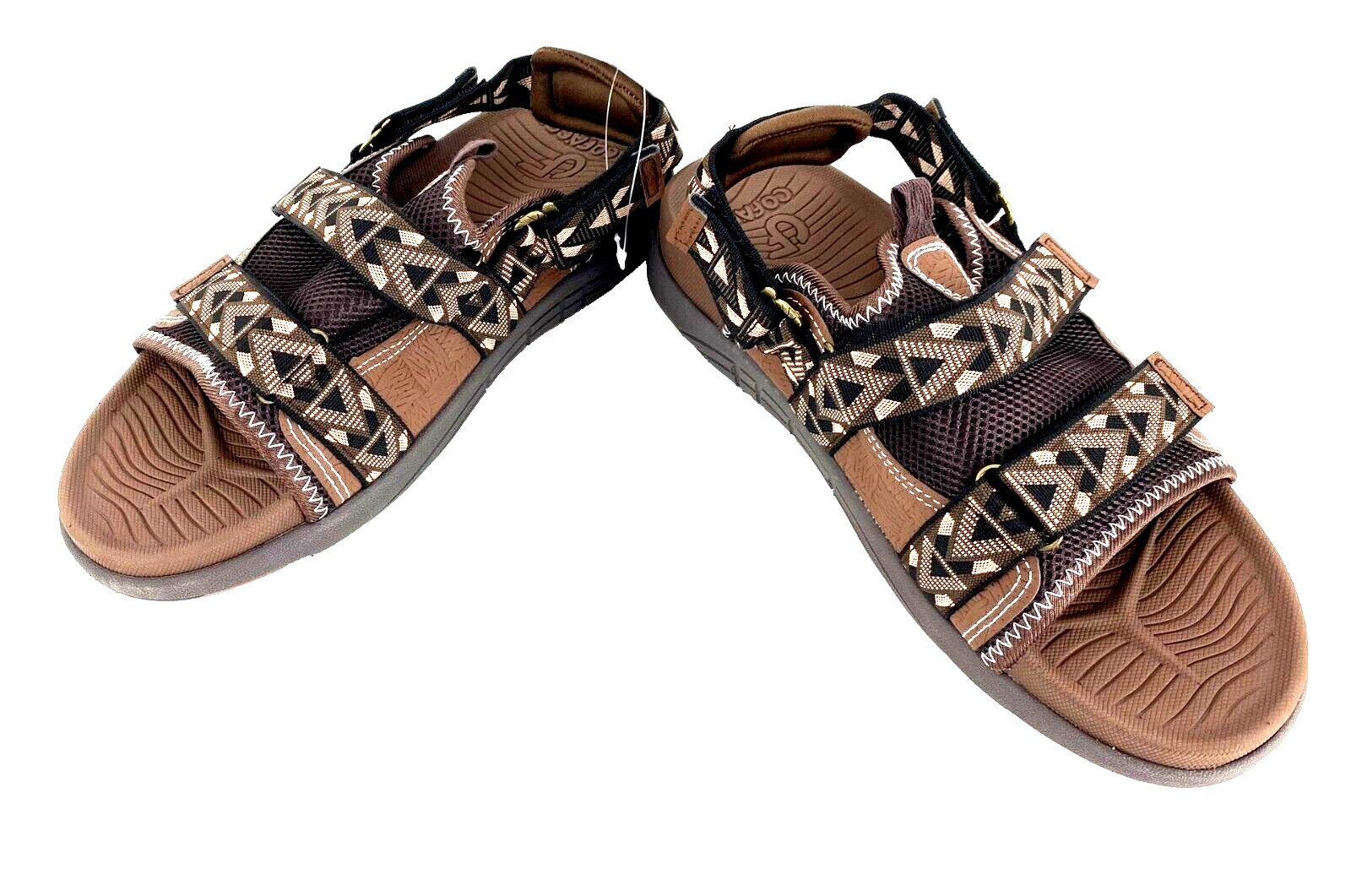 NEW Coface Sandals Men's 10 M Flats Water Shoes Camping Hiking Beach Casual