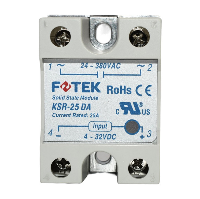 1PC New Fotek KSR-25DA KSR25DA Solid State Relay 25A Ship