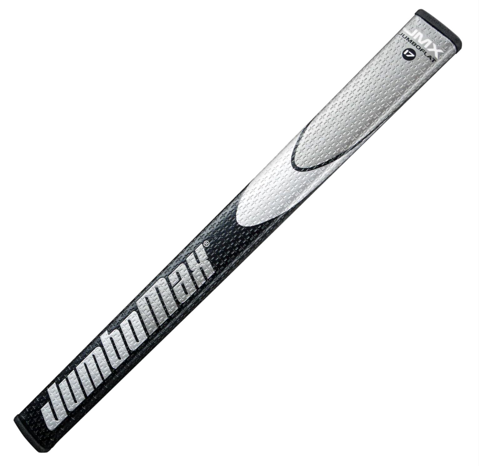 JumboMax Golf Putter Grip JumboFlat 17" Black/Silver