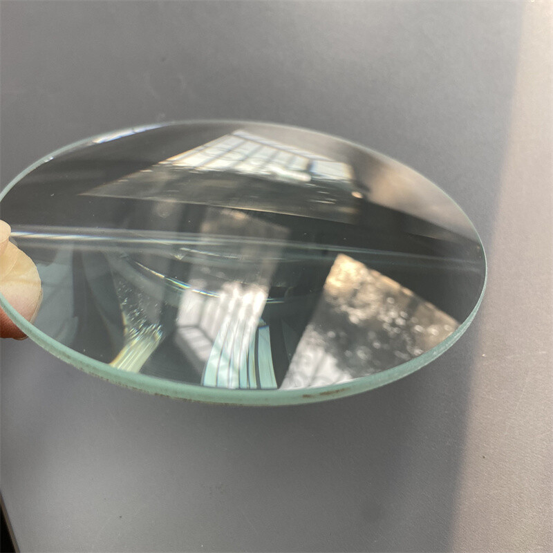 100mm Double Convex Glass Lens for DIY Magnifying Glass Optical Experiment 2PCS