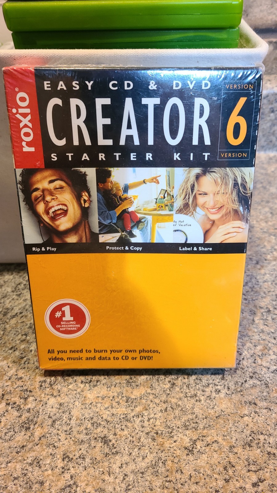 Roxio Easy CD & DVD Creator 6 Version - Digital Media Suite Windows (C10)