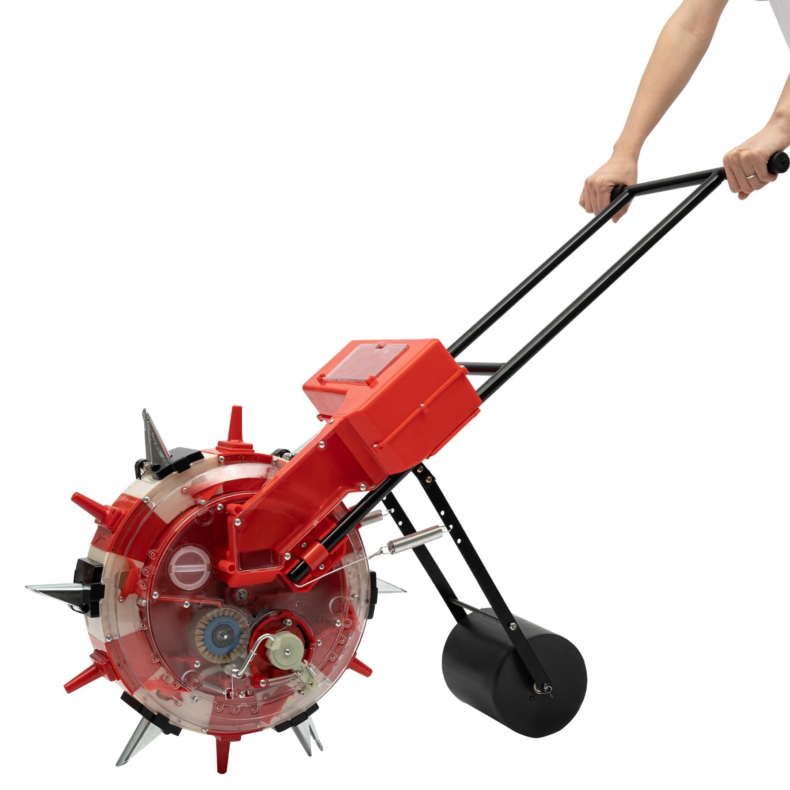Manual Hand Push Seed Planter 6 Ports for Corn Soybean Peanut Vegetables