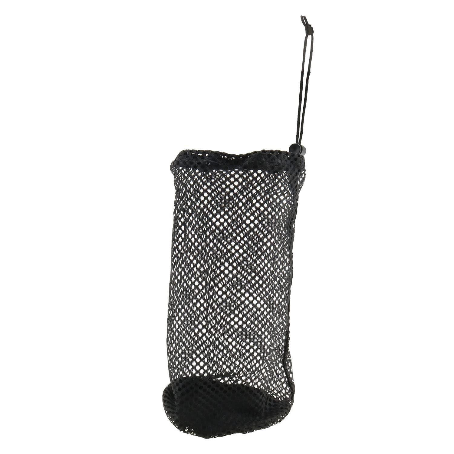 MEETOOT Black Nylon Mesh Golf Pouch - Carries 48-56 Golf Balls - Adjustable D...