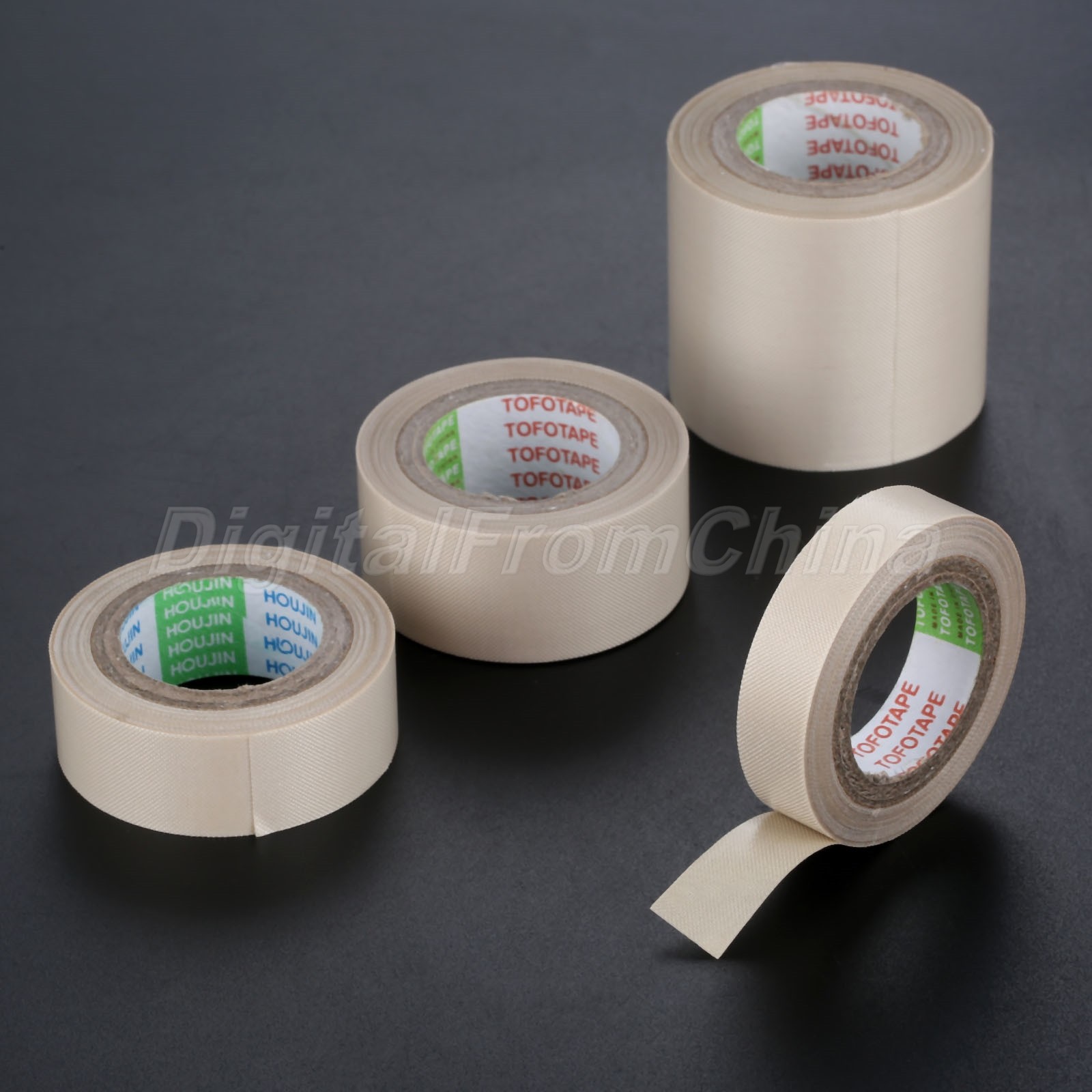 PTFE High Temperature Heat-Resistant Fiberglass Fabric Adhesive Tape 10M