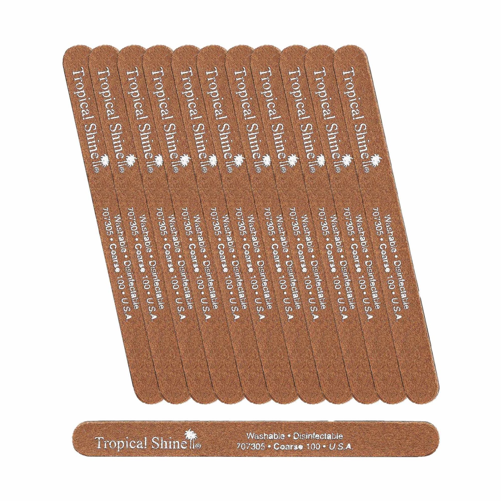 Tropical Shine Gold File 100 Grit (Coarse)- Case Pack of 12