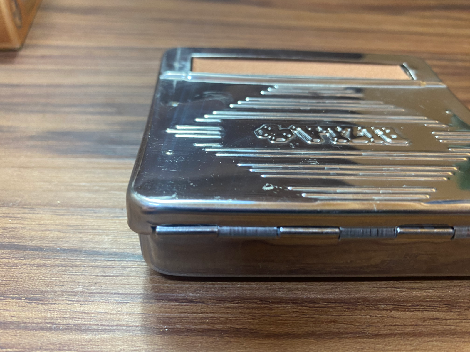 Vtg Rizla+ Extras Automatic Rolling Machine Stainless Box Roll Tobacco Cigarette
