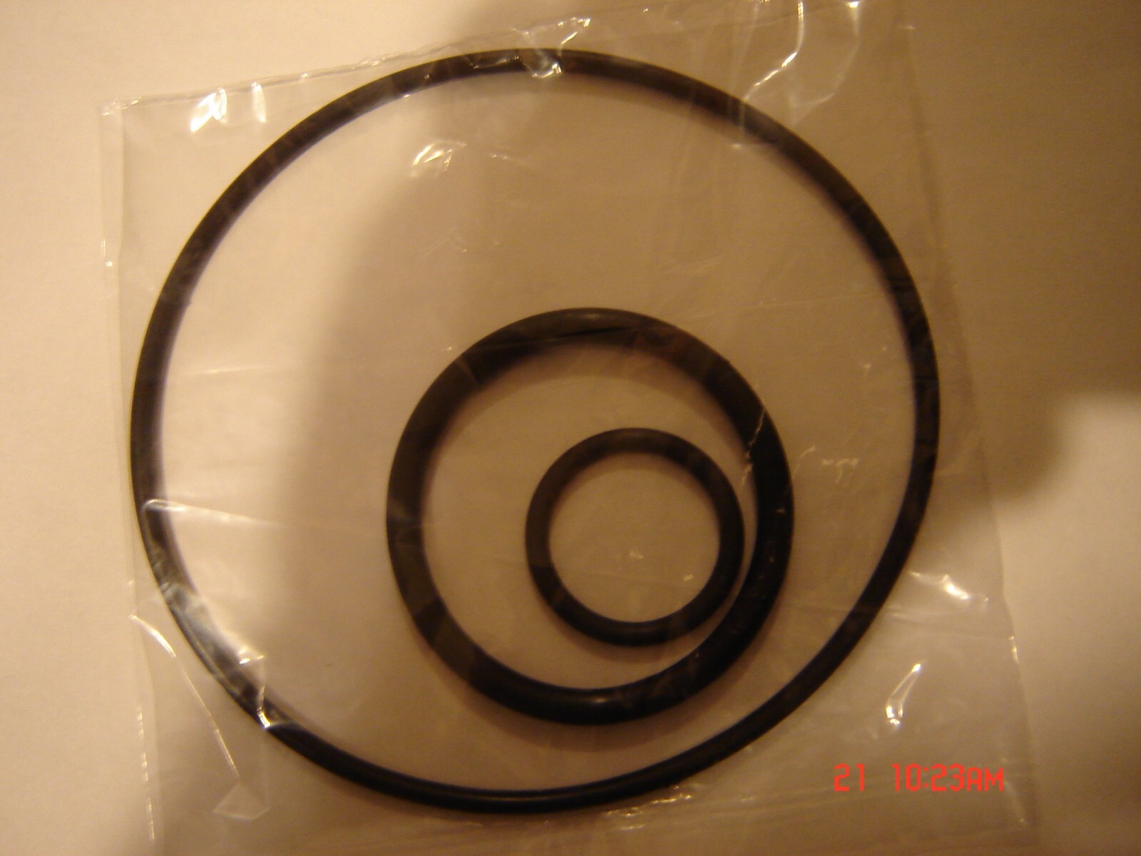 MANSFIELD  ULTRA AUTOMATIC 8MM PROJECTOR BELTS, Model 3112,3 Rubber Belt Set.New