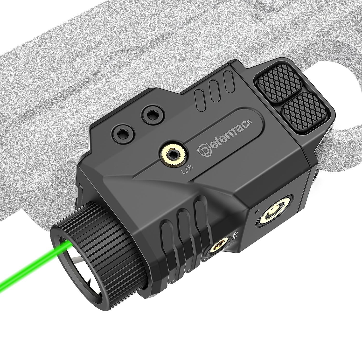 DEFENTAC 800lm Pistol Light with Green Laser for Combo