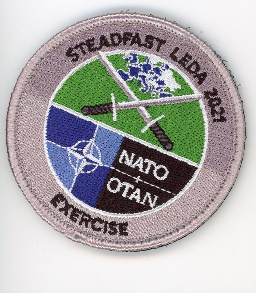 PATCH SPAIN AIR FORCE NATO STEADFAST LEDA EXERCISE 2021 VEL BACK PARCHE