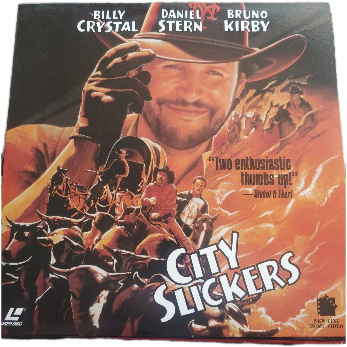 City Slickers Laserdisc   Billy Crystal Stars Very Good Condition
