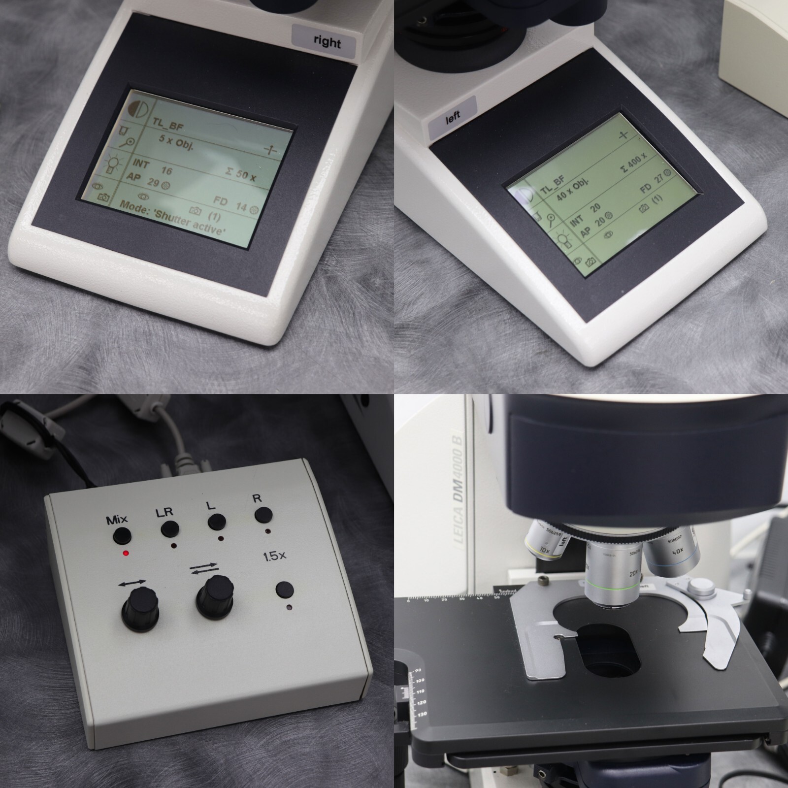 Comparison Microscope Leica FS CB Motorized Dual Microscope Forensic / Research