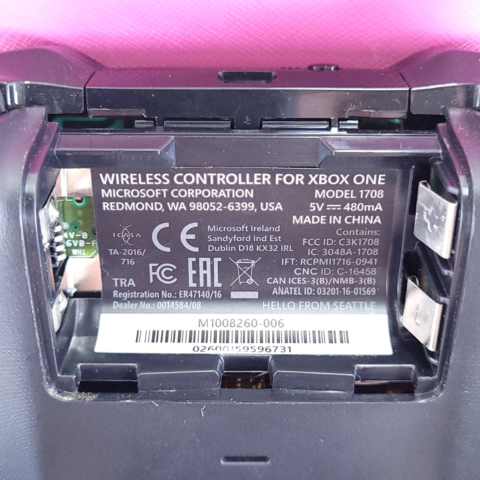 Xbox One PowerA Charging Controller Station CPFA114326-02 w/2 Controllers