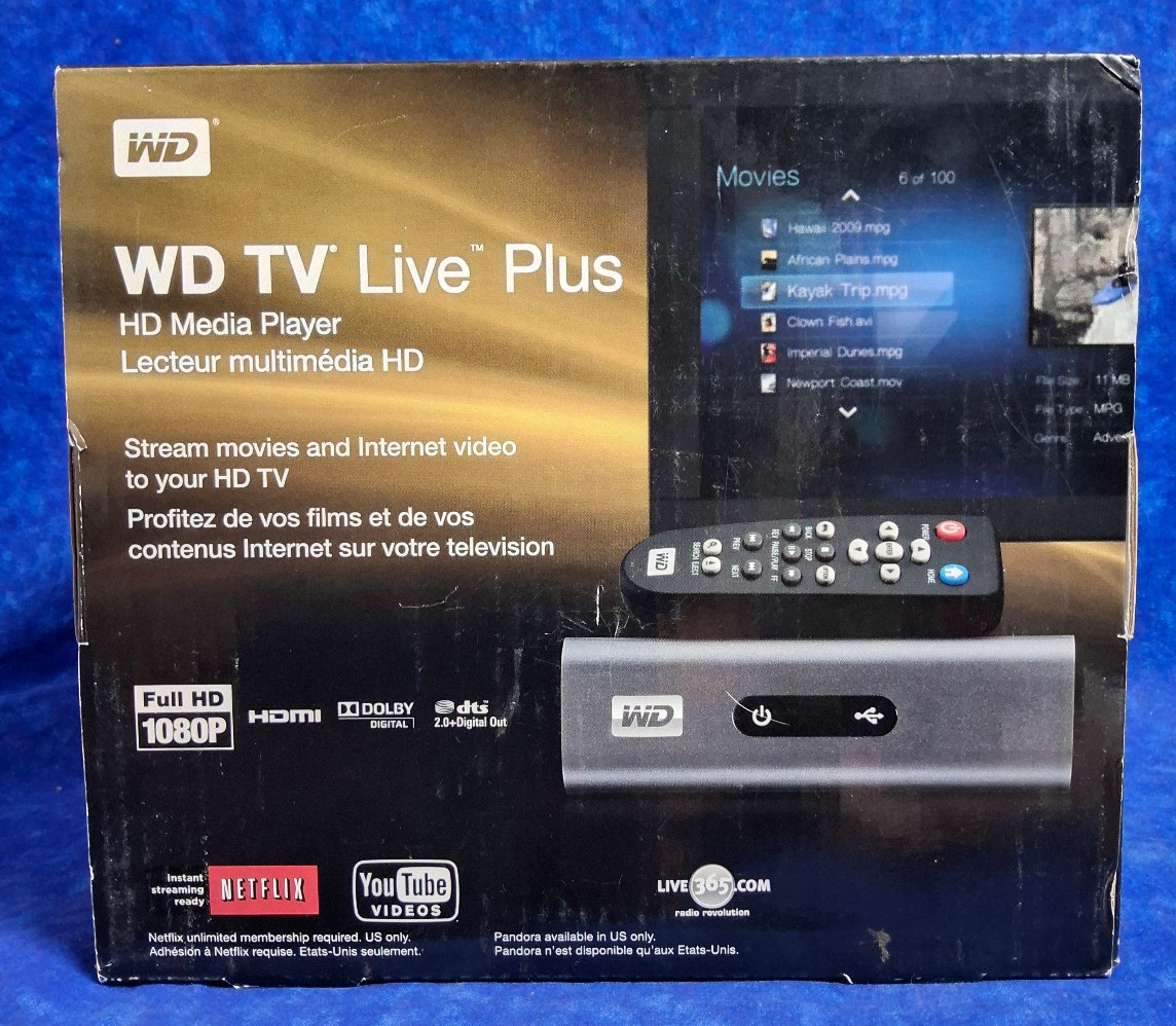 Western Digital TV Live Plus HD Media Player VERY RARE COLLECTOR'S
