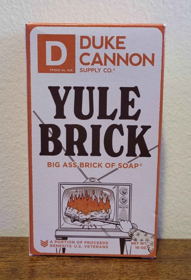 New Duke Cannon "Yule Brick" Big Ass Brick of Soap - 10 oz Soap Bar