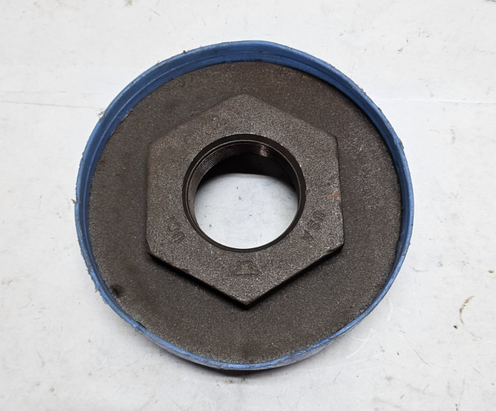 Anvil Black Malleable Threaded Reducing Hex Bushing 6 x 2"
