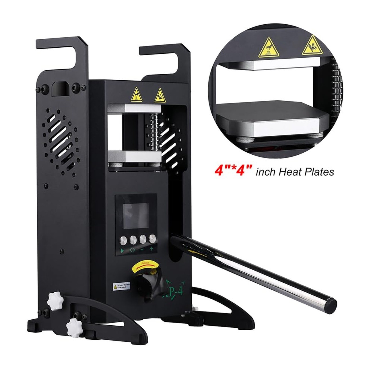 4 Ton Heat Press Machine Dual Heated Plates LCD Digital Control Press