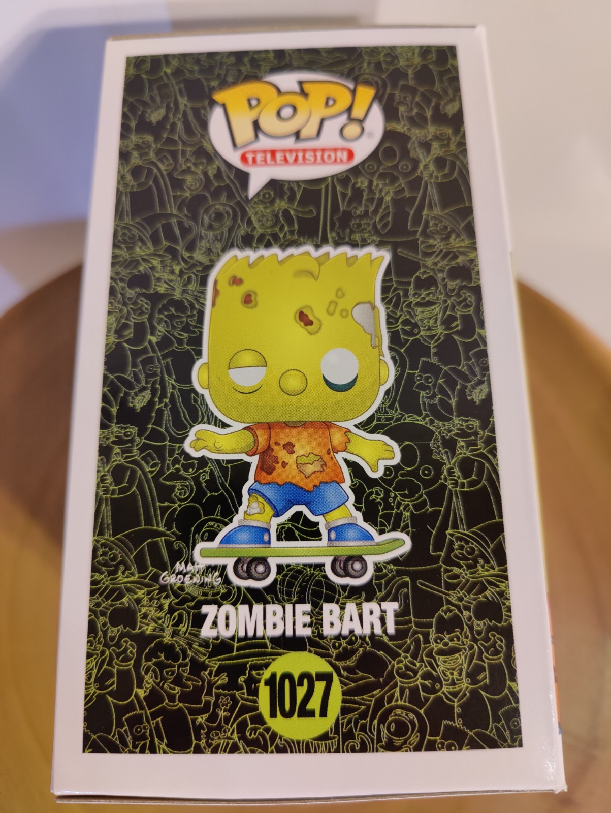 Funko Pop! Television The Simpsons 1027 Zombie Bart Vinyl Figure