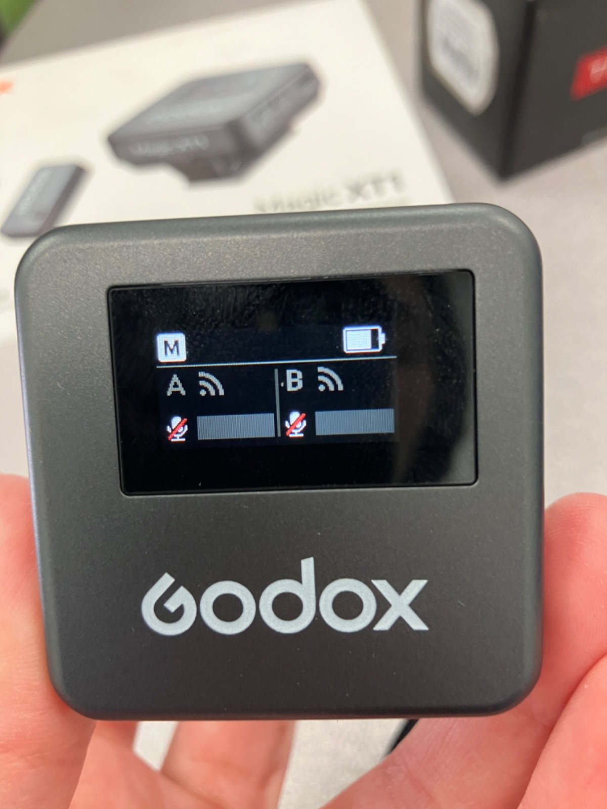 Godox Magic XT1 2.4GHz Dual-Channel Wireless Clip-On Microphone System w/ Case