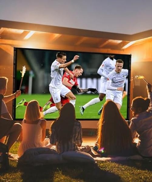 100" Outdoor Projector Screen with Stand - STWUI PS100