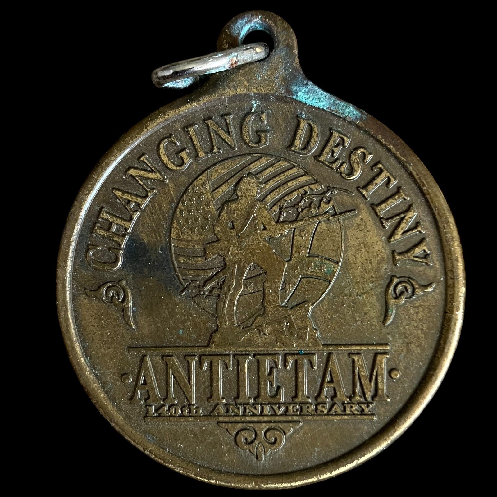 Vintage Civil War Antietam Changing Destiny Reenactment Thank You Medal