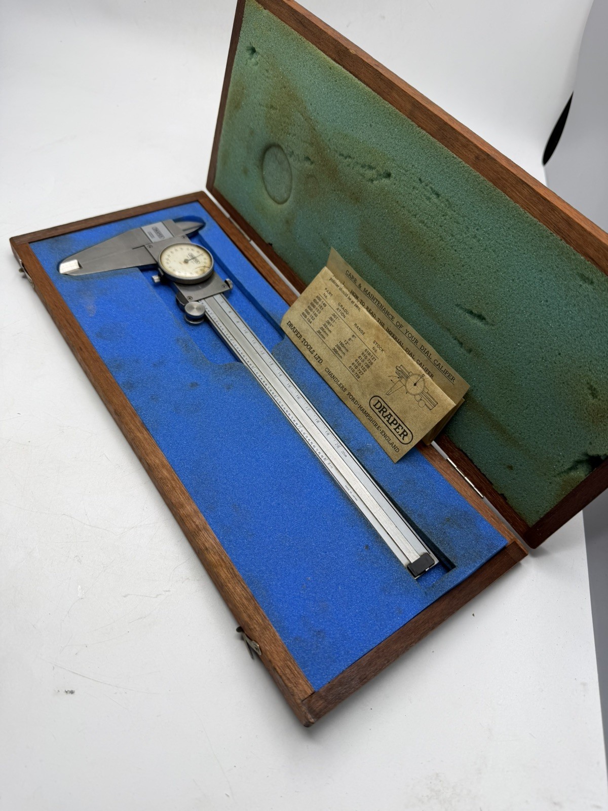 Machinist Tools: Draper Dial Caliper 600-149 (NOS)
