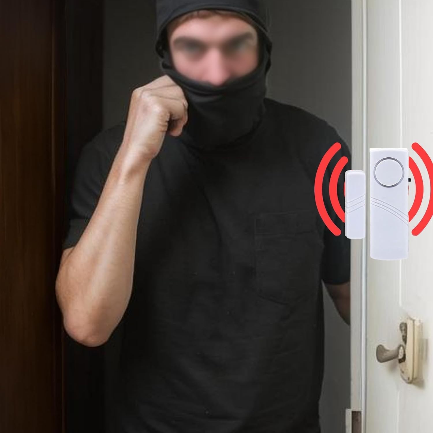 Secure Home 2-Pack Window and Door Alarm - Long Battery Life, Easy Setup