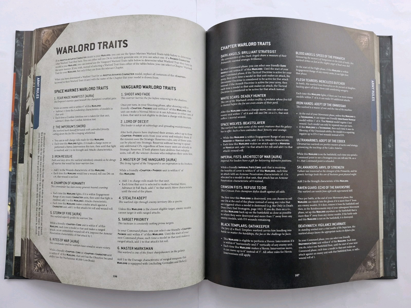 Warhammer 40k Space Marine Codex Book Hardback 9th Edition. Games Workshop