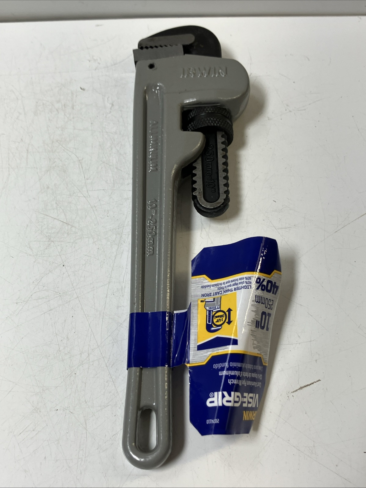 Irwin Vise-Grip 2074110 10" Cast Aluminum Pipe Wrench