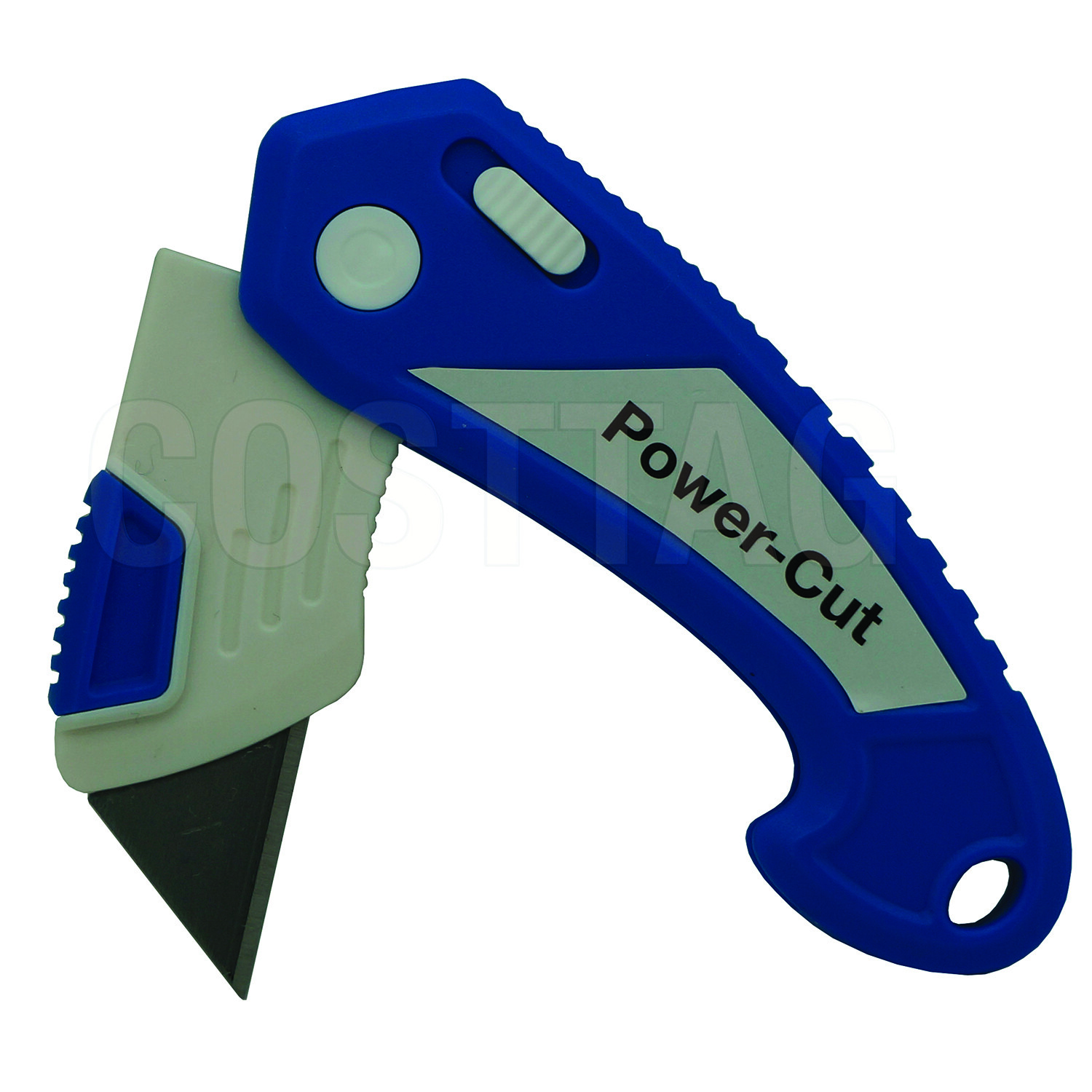 4-Pack Folding Utility Knife Box Cutter, Quick Change Blade with Lock Blade