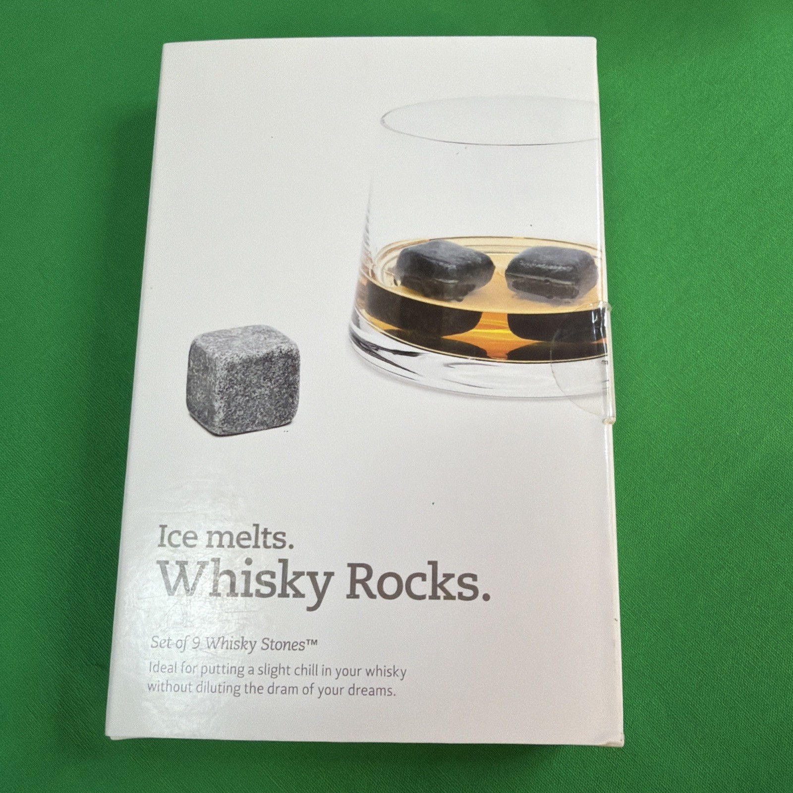 Whiskey Stones Set Of 9 Soapstone Beverage Cubes Teroforma NEW