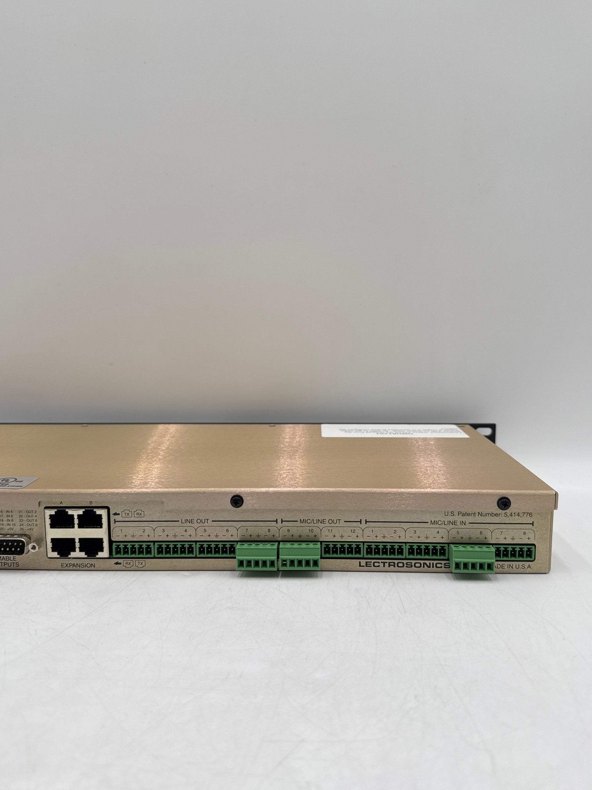 LECTROSONICS INC DM812 DIGITAL AUTOMATIC MATRIX MIXER + DSP