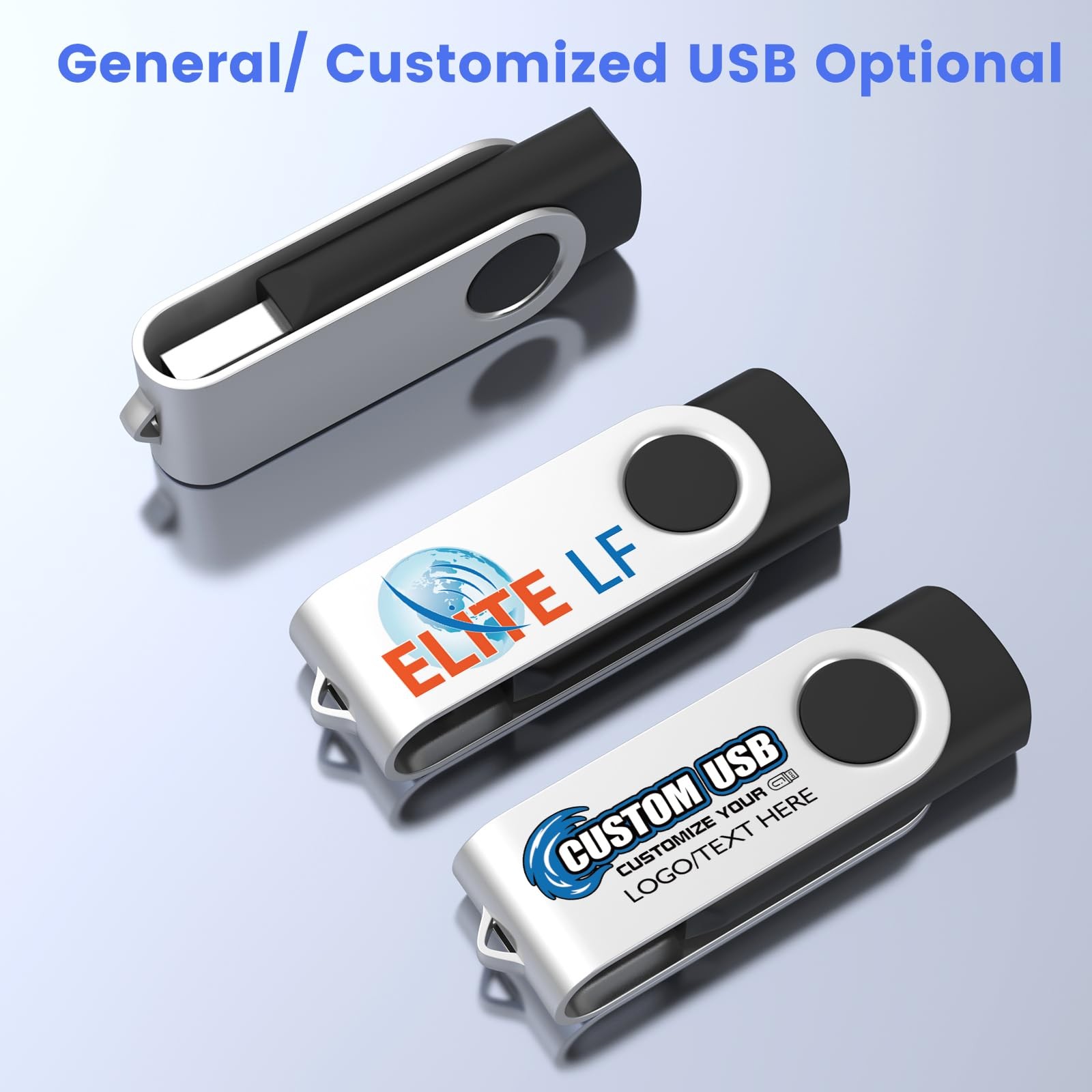 ABLAZE 1GB Flash Drive 10 Pack, USB 2.0 Memory Stick with 1GB, 10 Pack