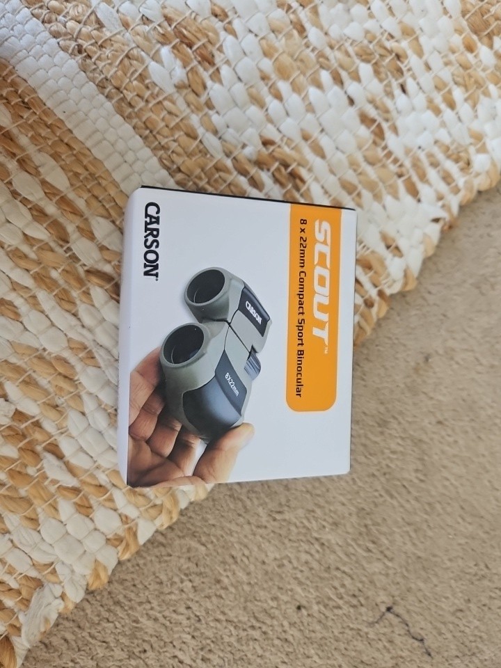 Carson Jd-822 Compact Binocular, 8 X 22 Magnification, Bk-7 Prism, 393 Ft Field
