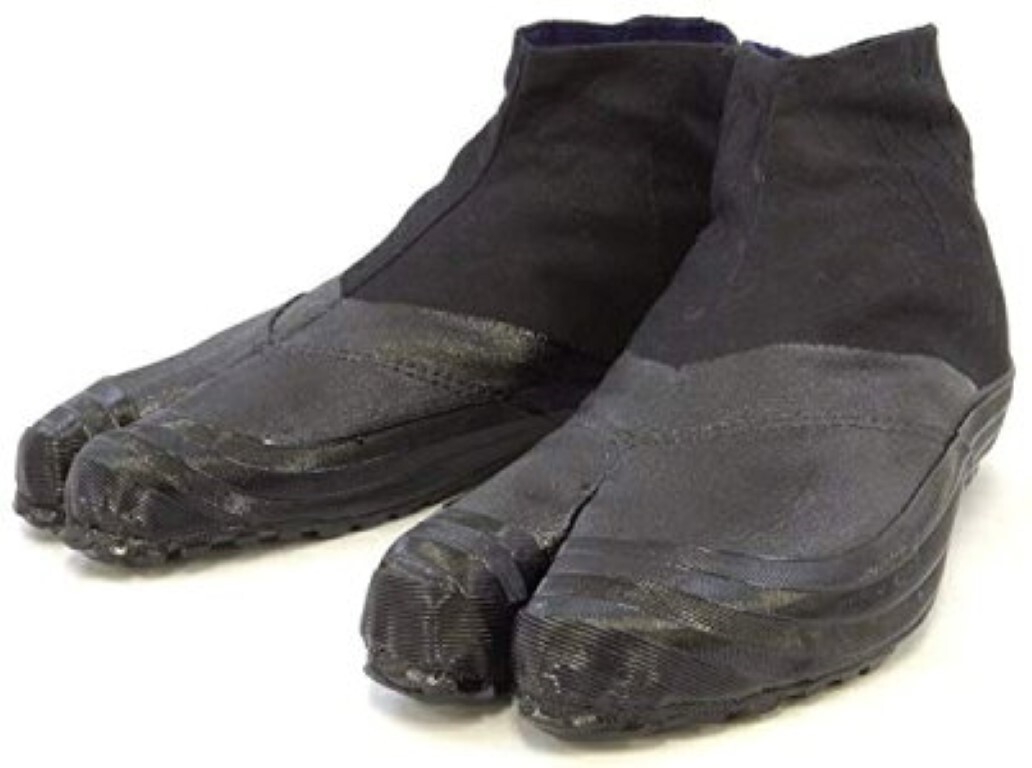 RIKIO SH3 JIKA TABI Boots Ninja Shoes Low Cut 3 pieces of Kohaze Black  FedEx