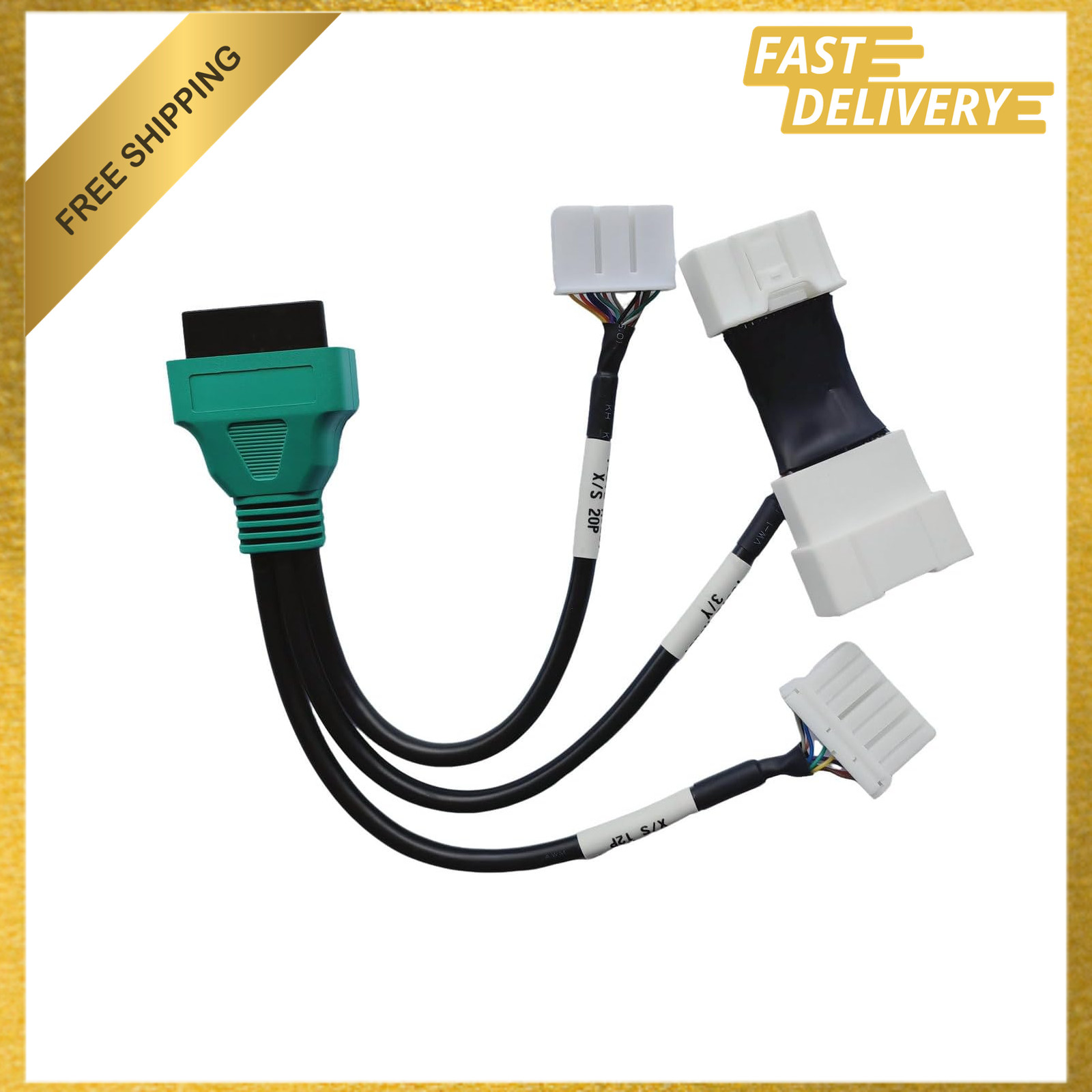CAN Diagnostic Cable for Tesla Model 3 Y X S OBD2 3-in-1 Harness Cable, CAN Bus