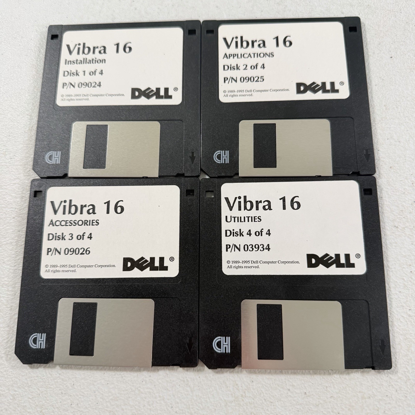 Dell Vibra 16 Installation Applications Accessories Utilities 3.5” Floppy Disk